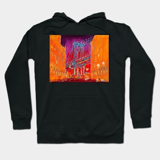 Manhattan Bridge. New York Hoodie